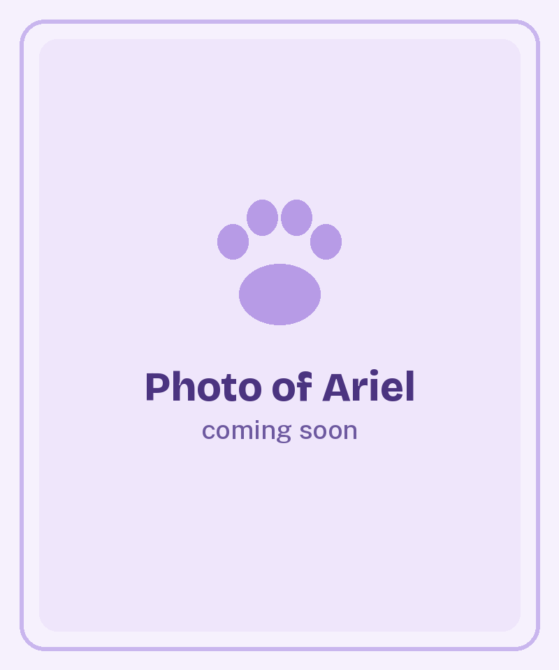 Photo of Ariel coming soon.