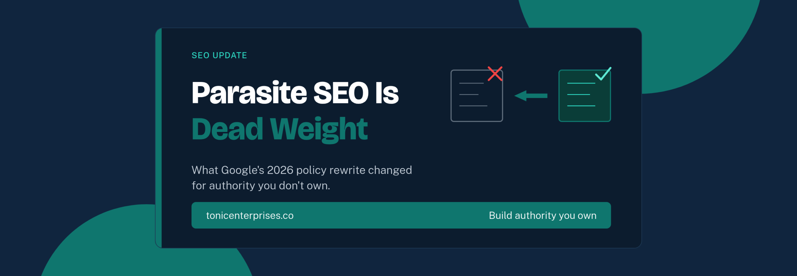 Parasite SEO Is Dead Weight: Google's 2026 Policy Rewrite